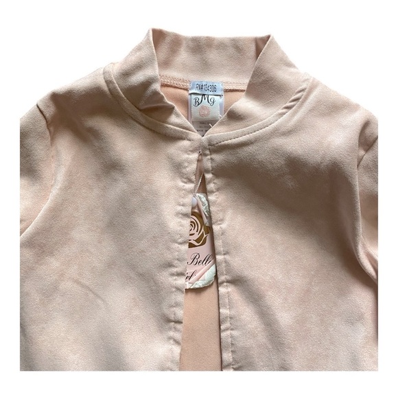 NWT-BMG-BOY MEETS GIRL-PINK OPEN FRONT JACKET-SIZE 5 - Picture 3 of 7